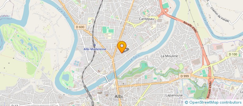 localisation de l'entreprise MONSIEUR BERNARD BRILLAUD  ALBI