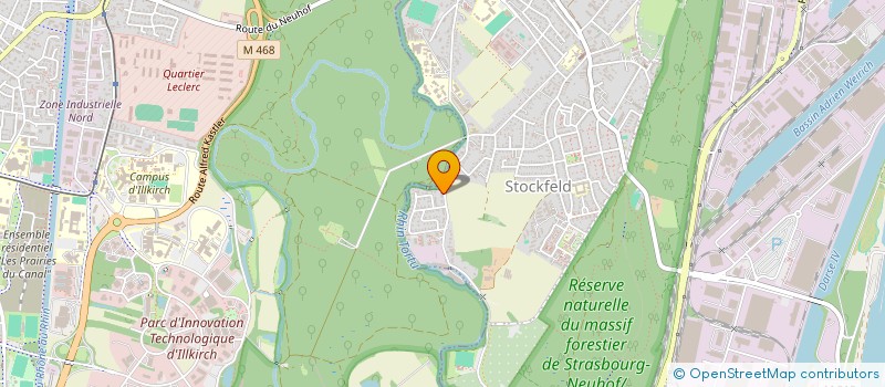 localisation de l'entreprise MONSIEUR BERNARD BRINETTE à STRASBOURG
