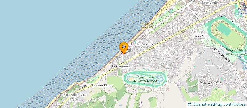 localisation de l'entreprise MONSIEUR BERNARD BRONQUART  BENERVILLE-SUR-MER