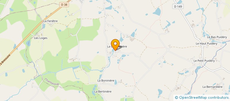 localisation de l'entreprise MONSIEUR BERNARD BROSSEAU  CHANTELOUP