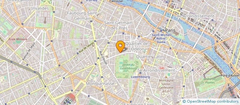 localisation de l'entreprise MONSIEUR BERNARD BROSSOLLET  PARIS