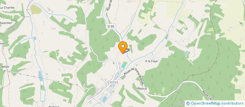 localisation de l'entreprise MONSIEUR BERNARD BROUSSEAU  ALLEMANS