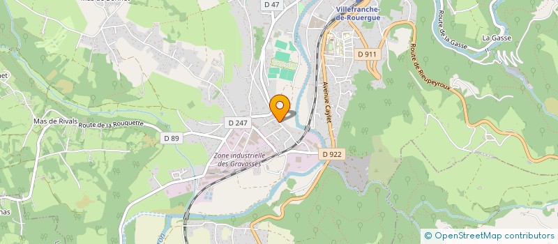 localisation de l'entreprise MONSIEUR BERNARD BROUSSY  VILLEFRANCHE-DE-ROUERGUE