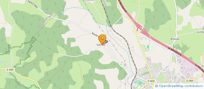 localisation de l'entreprise MONSIEUR BERNARD BRUGERON  SAINT-CHELY-D'APCHER