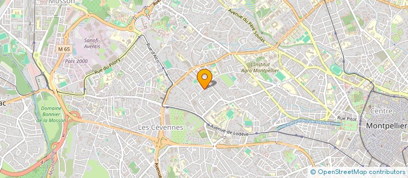 localisation de l'entreprise MONSIEUR BERNARD BRULE à MONTPELLIER