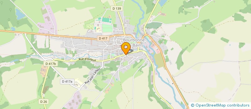 localisation de l'entreprise MONSIEUR BERNARD BRULEZ à BOURBONNE-LES-BAINS