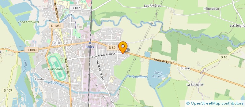 localisation de l'entreprise MONSIEUR BERNARD BRUN à FEURS