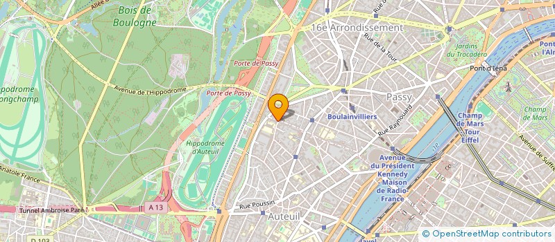 localisation de l'entreprise MONSIEUR BERNARD BRUN  PARIS