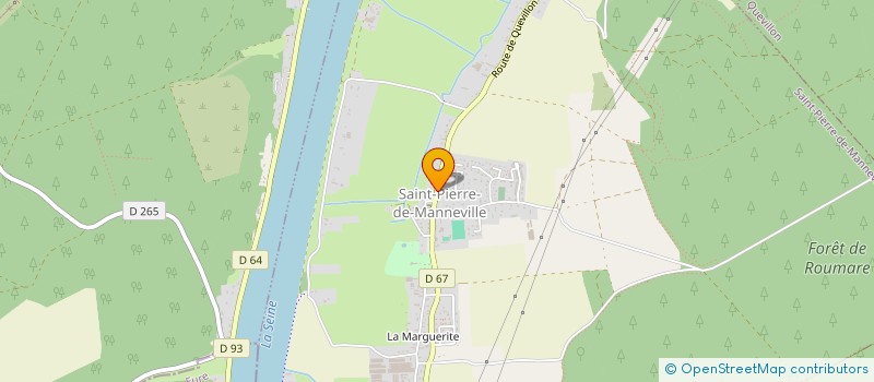 localisation de l'entreprise MONSIEUR BERNARD BRUNEL  SAINT-PIERRE-DE-MANNEVILLE