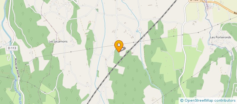 localisation de l'entreprise MONSIEUR BERNARD BRUNET  CHABRILLAN