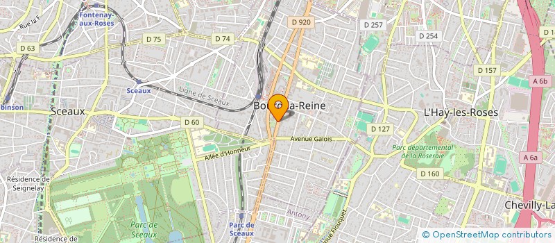 localisation de l'entreprise MONSIEUR BERNARD BRUNIER à BOURG-LA-REINE