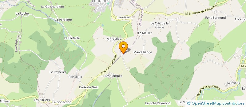 localisation de l'entreprise MONSIEUR BERNARD BRUYAS à FONTANES