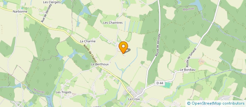 localisation de l'entreprise MONSIEUR BERNARD BUCHET  FRETTE (LA)