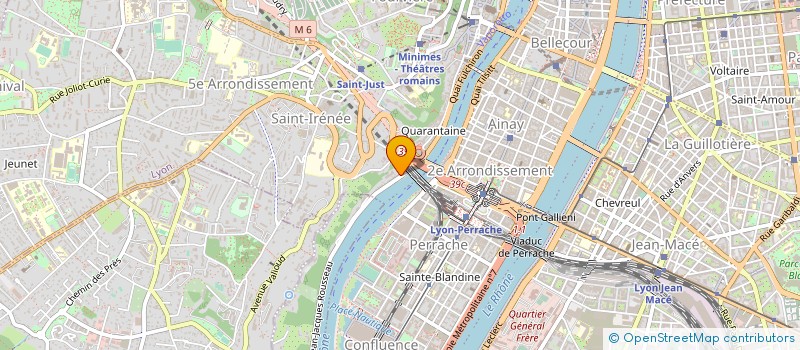 localisation de l'entreprise MONSIEUR BERNARD BUFFAT  LYON