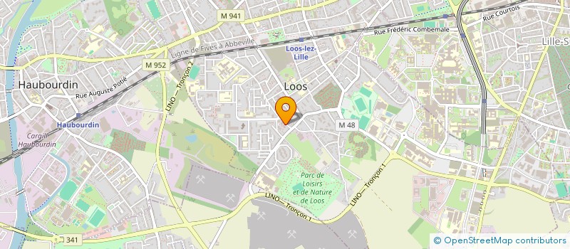 localisation de l'entreprise MONSIEUR BERNARD BUFFET  LOOS