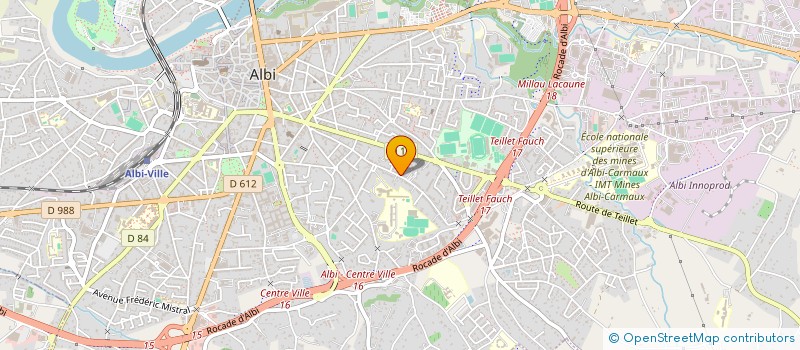 localisation de l'entreprise MONSIEUR BERNARD BUFFIERE à ALBI