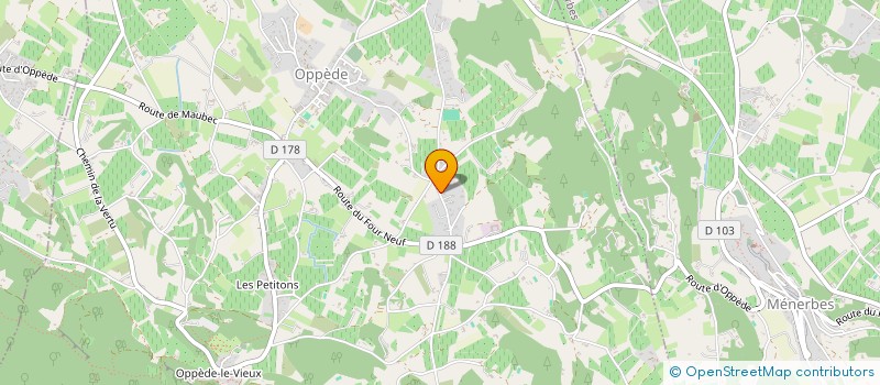 localisation de l'entreprise MONSIEUR BERNARD BUHON  OPPEDE