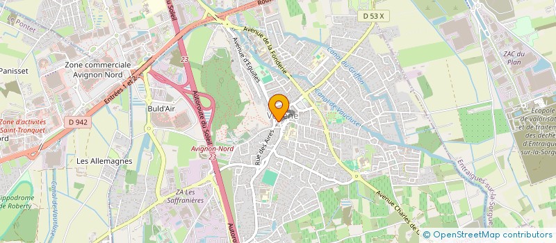 localisation de l'entreprise MONSIEUR BERNARD BUISSON  VEDENE