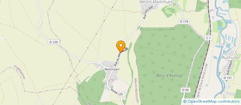 localisation de l'entreprise MONSIEUR BERNARD BULTEZ à MESNIL-MARTINSART