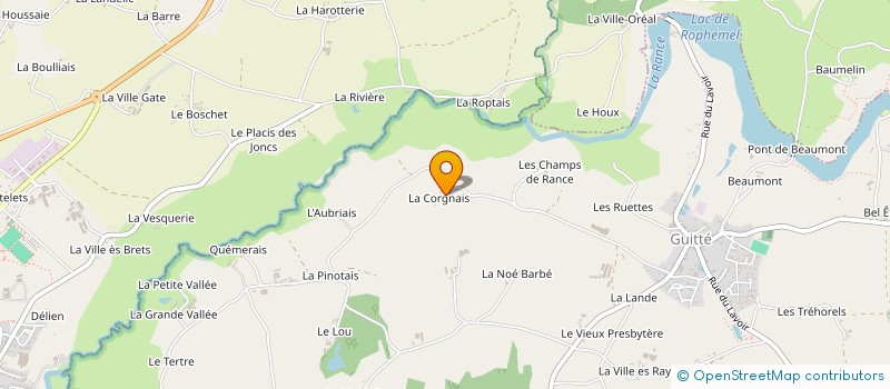 localisation de l'entreprise MONSIEUR BERNARD BUNOUF  GUITTE