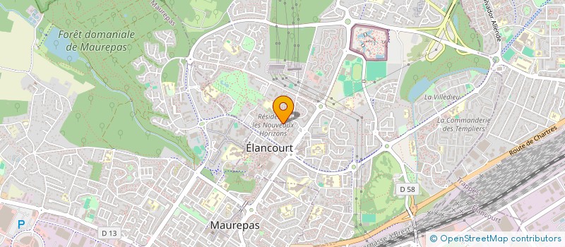 localisation de l'entreprise MONSIEUR BERNARD BURETEY  ELANCOURT