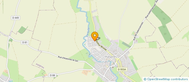 localisation de l'entreprise MONSIEUR BERNARD BURETTE  HASPRES
