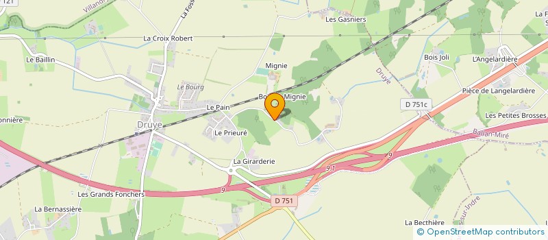 localisation de l'entreprise MONSIEUR BERNARD BURON à VALLERES