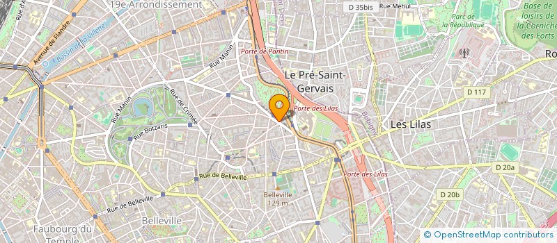 localisation de l'entreprise MONSIEUR BERNARD BURONFOSSE  PARIS