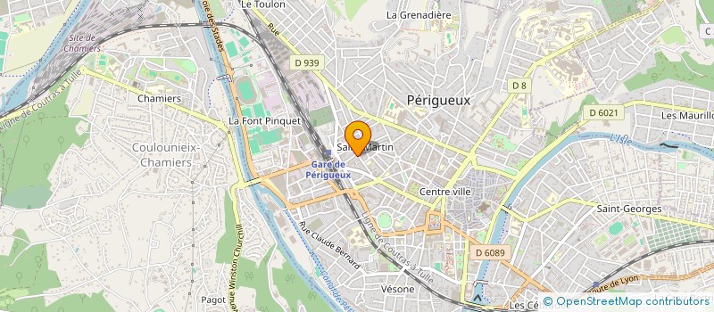 localisation de l'entreprise MONSIEUR BERNARD BUSSET à PERIGUEUX