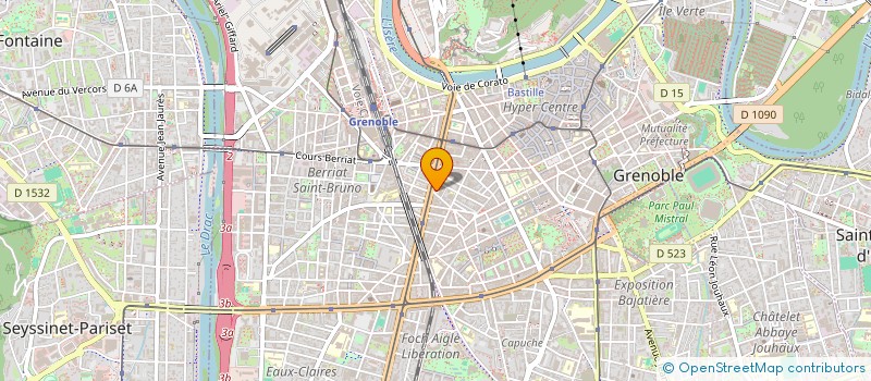 localisation de l'entreprise MONSIEUR BERNARD CABANNE  GRENOBLE