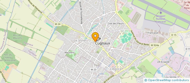 localisation de l'entreprise MONSIEUR BERNARD CADENE à CUGNAUX
