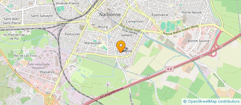 localisation de l'entreprise MONSIEUR BERNARD CAILHOL  NARBONNE