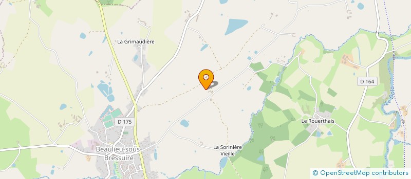 localisation de l'entreprise MONSIEUR BERNARD CAILLE  BRESSUIRE