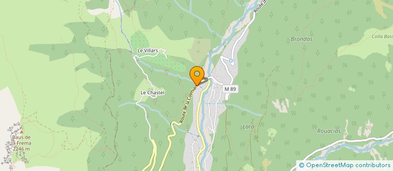 localisation de l'entreprise MONSIEUR BERNARD CAILLET  SAINT-MARTIN-VESUBIE