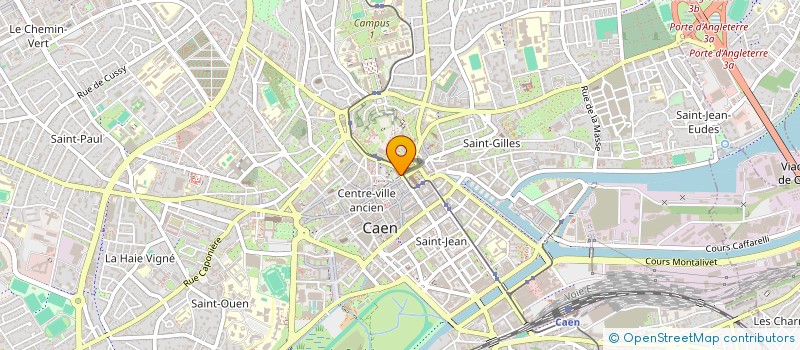 localisation de l'entreprise MONSIEUR BERNARD CALENGE  CAEN