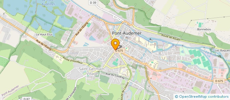localisation de l'entreprise MONSIEUR BERNARD CALLE à PONT-AUDEMER