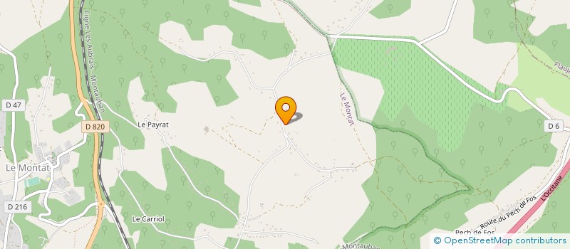 localisation de l'entreprise MONSIEUR BERNARD CALVET  BELLEFONT-LA RAUZE