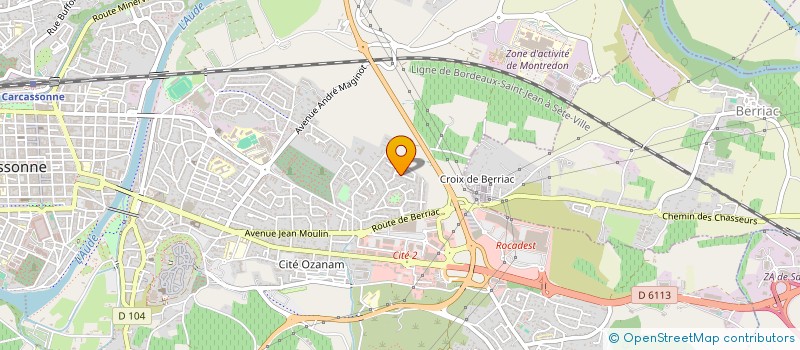 localisation de l'entreprise MONSIEUR BERNARD CAMBRA  CARCASSONNE