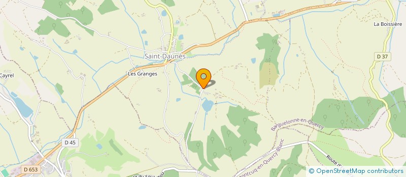 localisation de l'entreprise MONSIEUR BERNARD CANAL  BARGUELONNE-EN-QUERCY