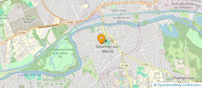 localisation de l'entreprise MONSIEUR BERNARD CANETTA à GOURNAY-SUR-MARNE