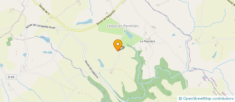 localisation de l'entreprise MONSIEUR BERNARD CANIVENC  FRAISSINES