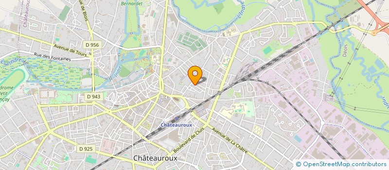 localisation de l'entreprise MONSIEUR BERNARD CANTIN à CHATEAUROUX