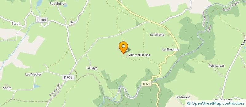 localisation de l'entreprise MONSIEUR BERNARD CANTIN  VERNUSSE