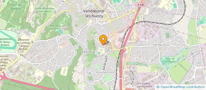 localisation de l'entreprise MONSIEUR BERNARD CANTUS  VANDUVRE-LES-NANCY