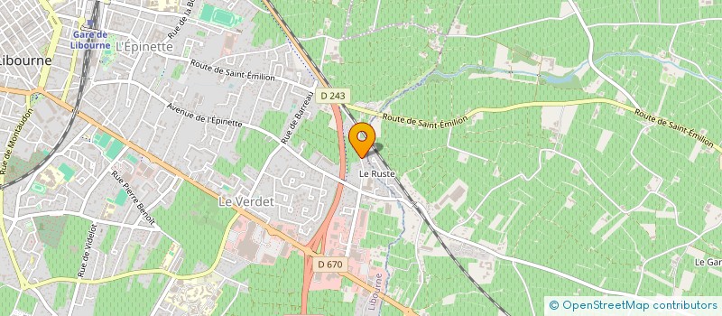 localisation de l'entreprise MONSIEUR BERNARD CANY à LIBOURNE