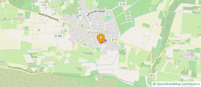 localisation de l'entreprise MONSIEUR BERNARD CAPELLE  MOURIES