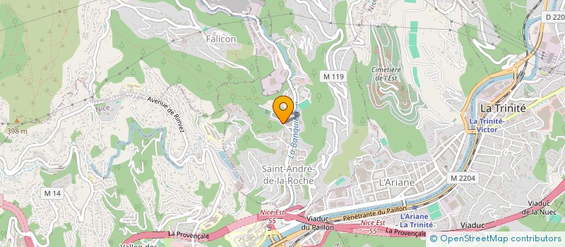 localisation de l'entreprise MONSIEUR BERNARD CARDI  SAINT-ANDRE-DE-LA-ROCHE