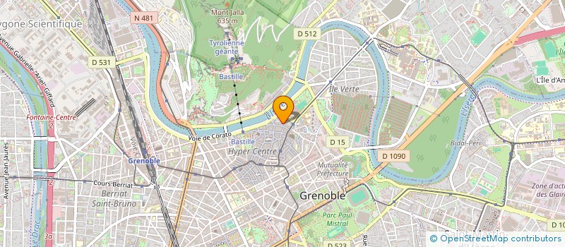 localisation de l'entreprise MONSIEUR BERNARD CARIOU à GRENOBLE