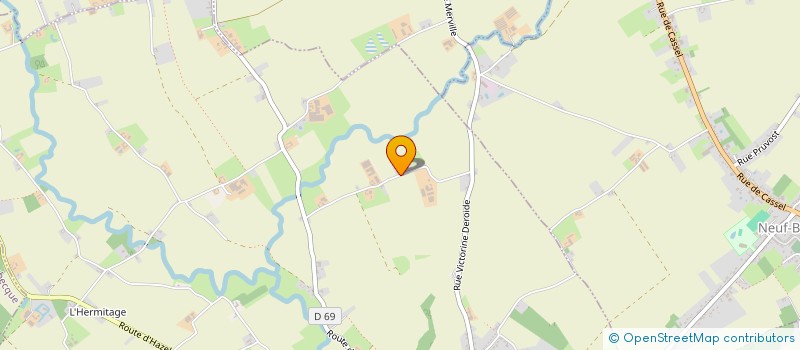 localisation de l'entreprise MONSIEUR BERNARD CARLIER  MERVILLE