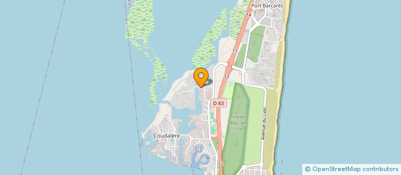 localisation de l'entreprise MONSIEUR BERNARD CARPENTIER  LE BARCARES